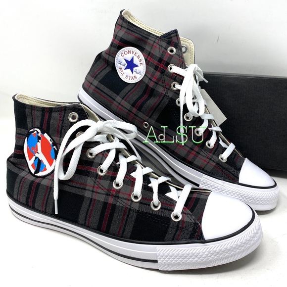 Converse Other - Converse Chuck Taylor All Stars Shoes Men’s High Brown Peace Casual Size 167415F